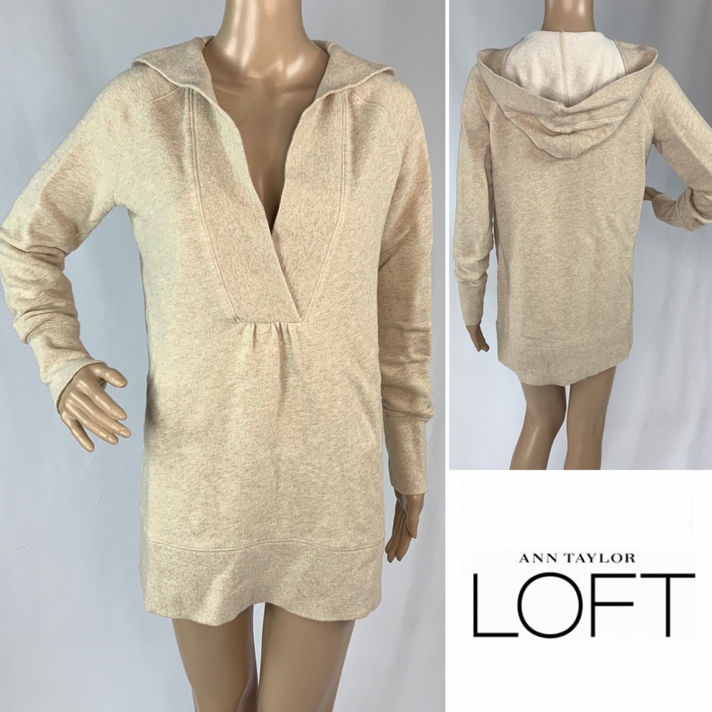 ANN TAYLOR LOFT Lounge Sweatshirt Hoodie Tunic